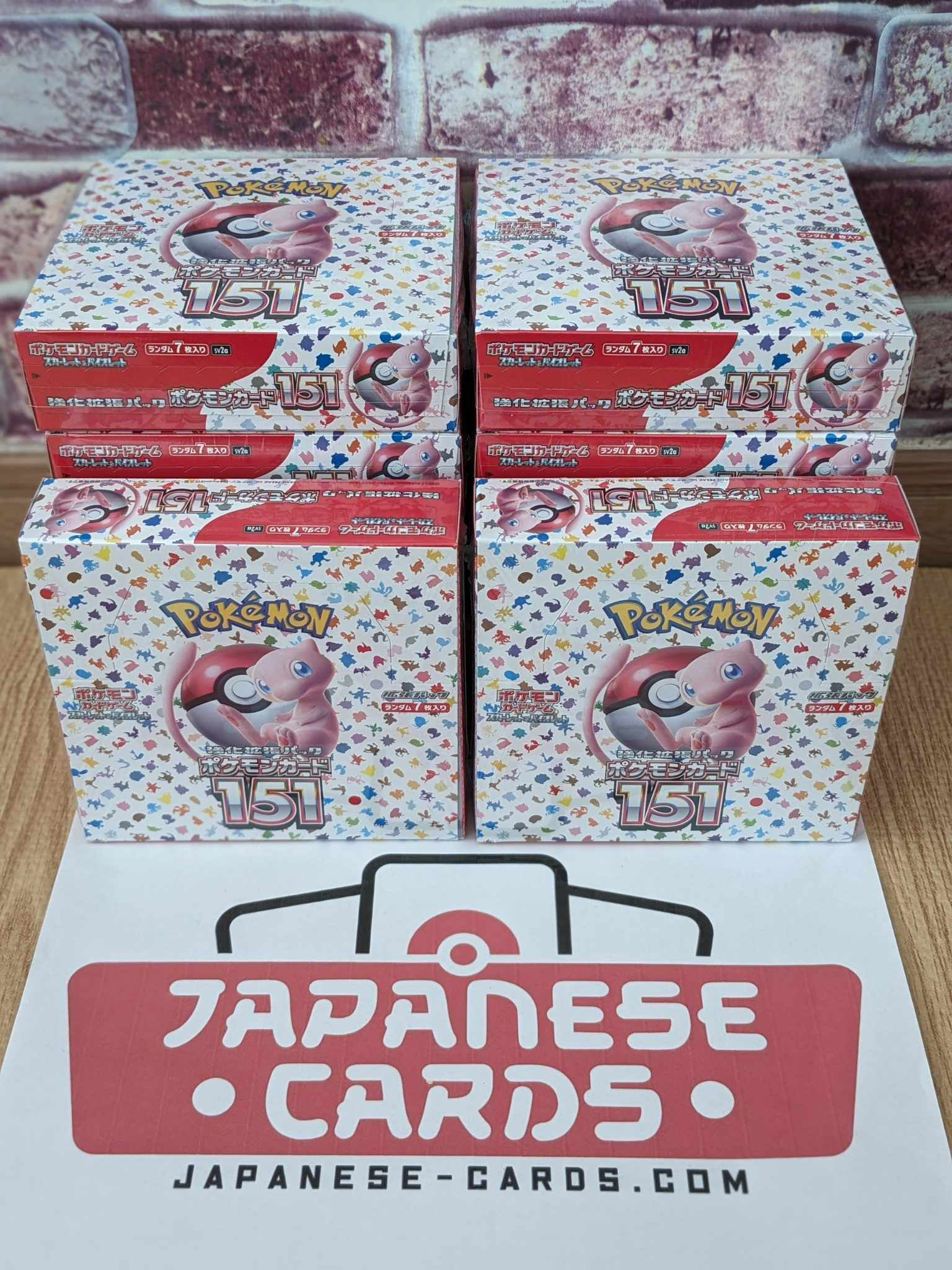 2023 SV2A Pokemon 151 Japanese Booster Box & Case