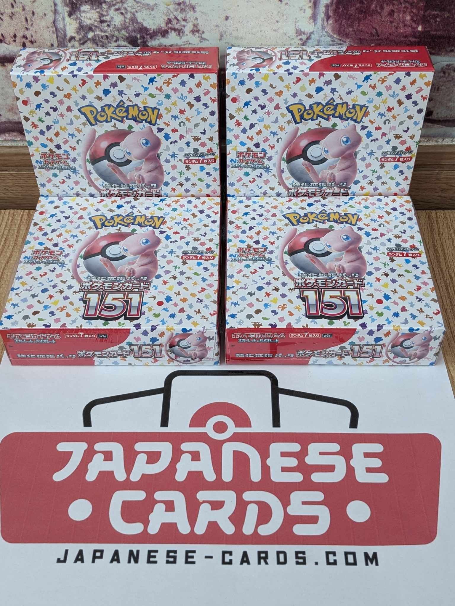 2023 SV2A Pokemon 151 Japanese Booster Box & Case