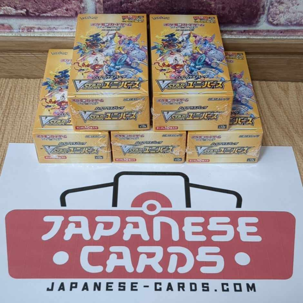 v star universe japanese booster box 2022 S12A VSTAR Universe Japanese Booster Box & Case