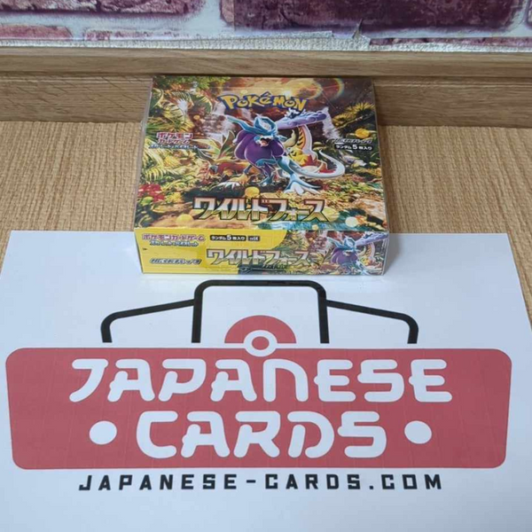wild force booster box japanese 2024 SV5K Wild Force Japanese Booster Box & Case
