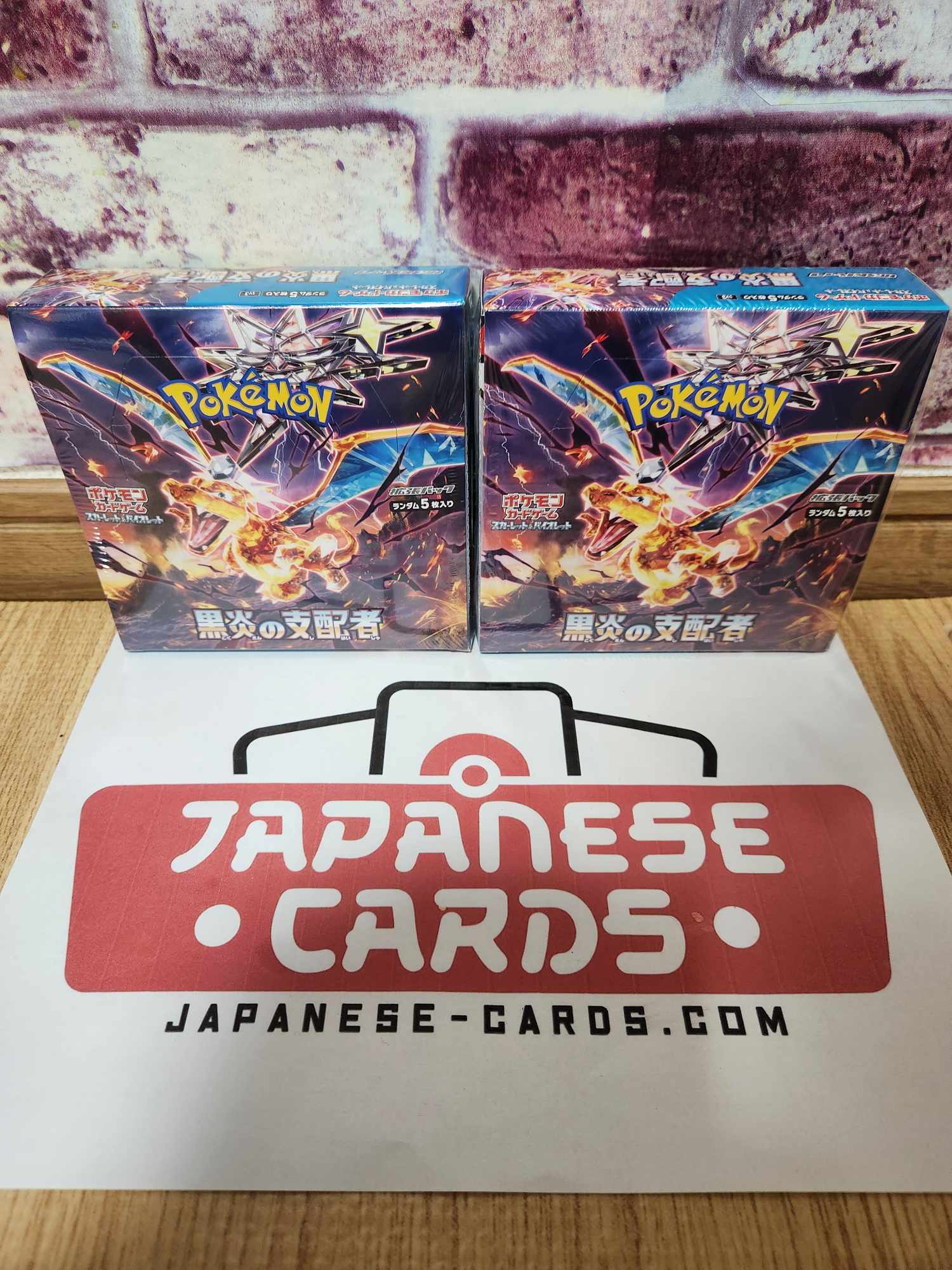 2023 SV3 Ruler of the Black Flame Japanese Booster Box & Case