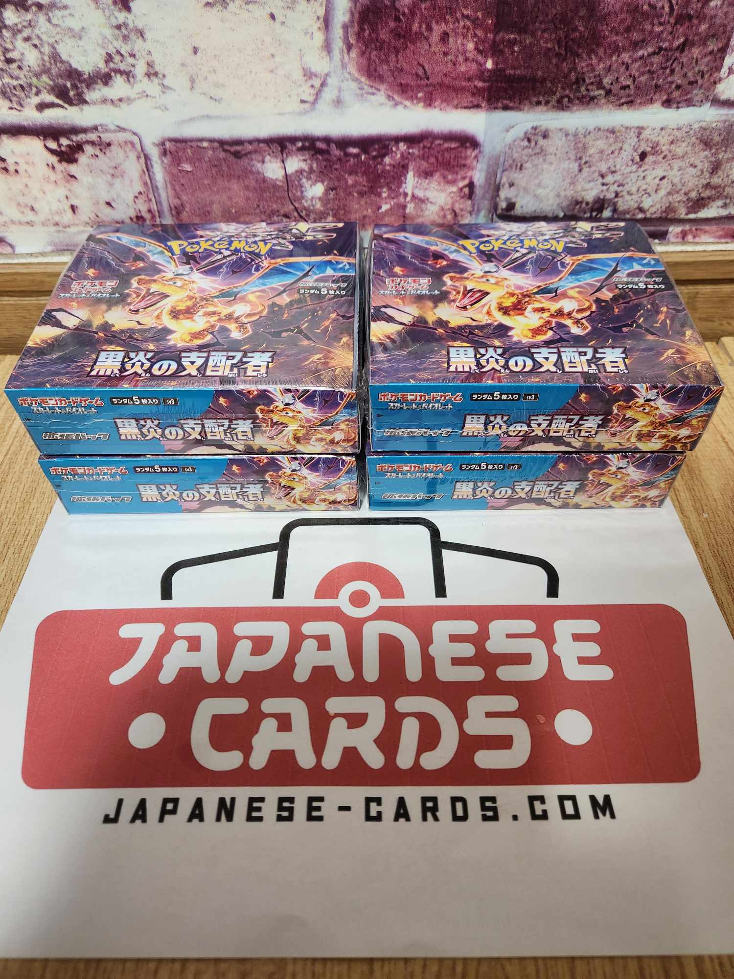2023 SV3 Ruler of the Black Flame Japanese Booster Box & Case