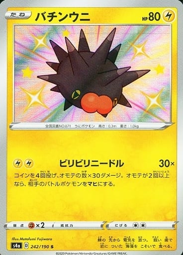242/190 S Pincurchin Foil / バチンウニ - S4A